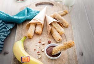 Beignets façon churros à la banane