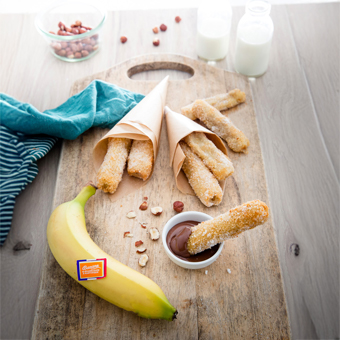 Beignets façon churros à la banane