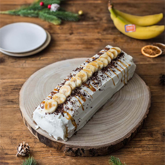 Bûche façon banoffee