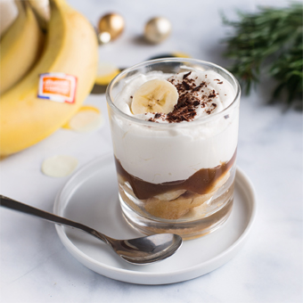 Trifle à la banane et au marron