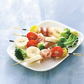 Mini brochettes fraîcheur